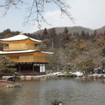 雪の金閣寺